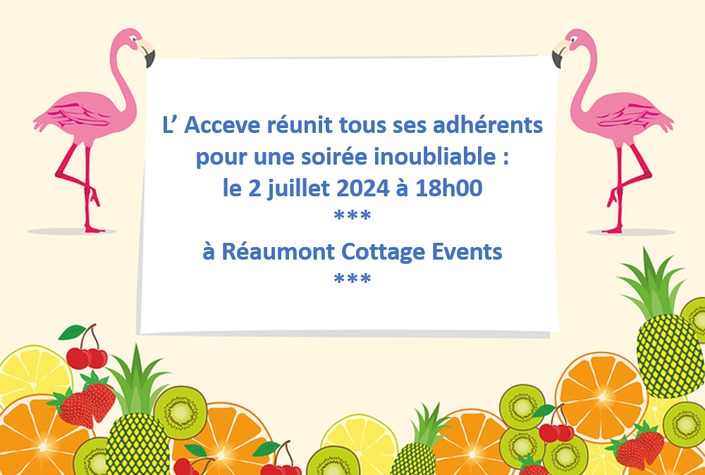 Soirée estivale de l’ACCEVE